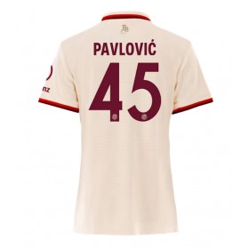 Dámské fotbalový oblečení Bayern Munich Aleksandar Pavlovic #45 Tretí košile 2024-25 Krátkým Rukávem